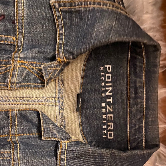 Point Zero Floral Print Jean Jacket - Picture 3 of 4